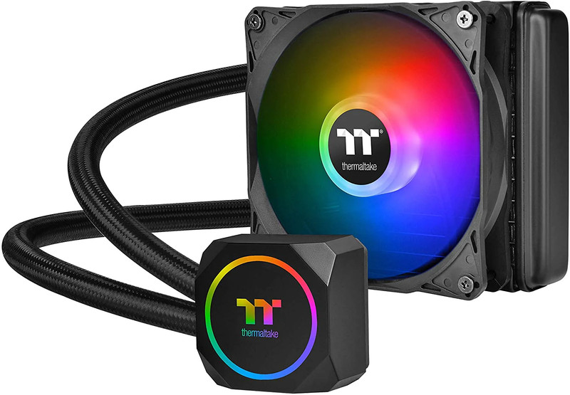 Thermaltake TH120 ARGB Motherboard Sync Edition Intel/AMD All-in-One Liquid Cooling System 120mm - مبرد